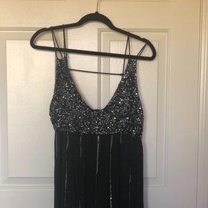 Free People Strappy Dress with Sequence.
